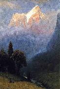 Albert Bierstadt Storm_Among_the_Alps Spain oil painting artist